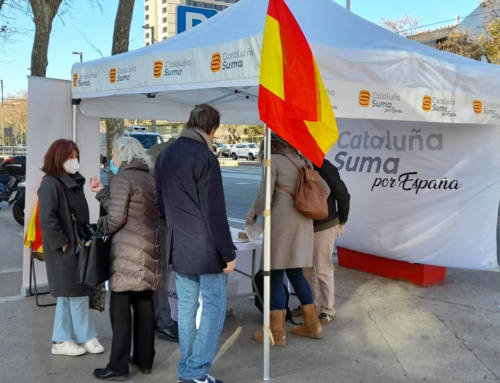 Galería de las carpas de AMPA TOTAL para que se imparta el español en Cataluña
