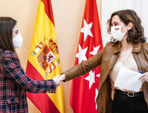 Reunión de Cataluña Suma y Convivencia Cívica Catalana con Isabel Díaz Ayuso